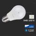 Lampadina con attacco E27, potenza 9W a 230V bianco naturale con CHIP LED SAMSUNG