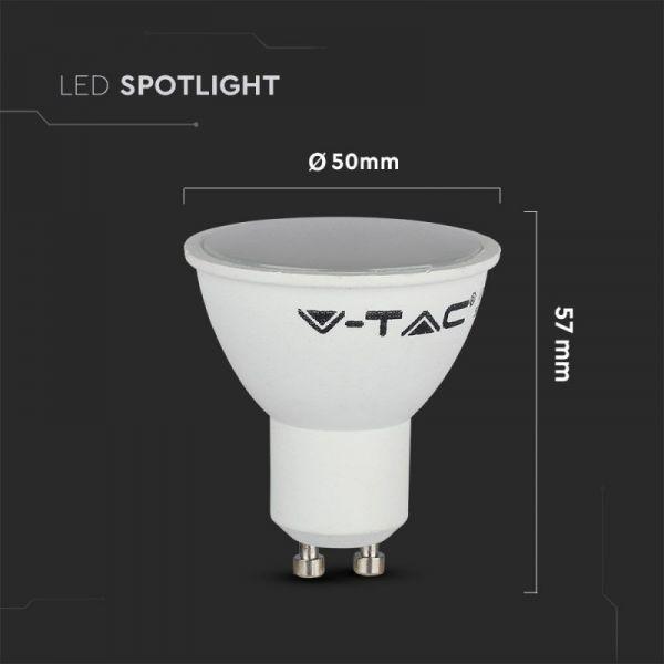 LAMPADINA LED GU10 5W FARETTO SPOTLIGHT 110° (LUCE NATURALE)