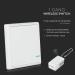 PULSANTE 1 TASTO TOUCH WIRELESS RADIO BIANCO