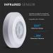 SENSORE MOVIMENTO E CREPUSCOLARE 8MT SOFFITTO BIANCO